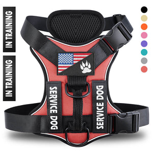 comfortable reflective pet walking harness for dogs