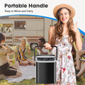 Compact ice maker machine for home kitchen countertop