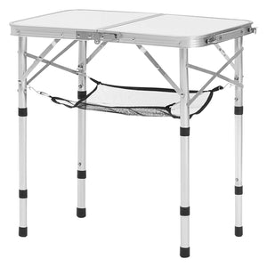 Luxury portable folding table with sturdy aluminum legs for camping and outdoor activities
