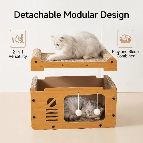Sisal Cat Scratcher House For Cats