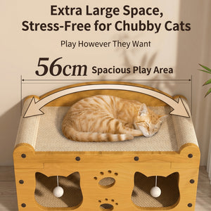 Cat Cave Bed With Scratching Surface