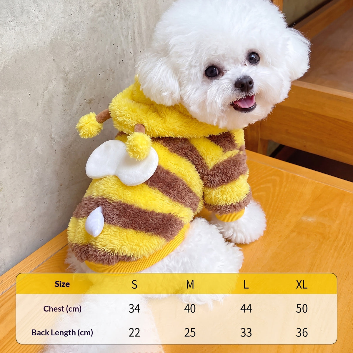 Warm dinosaur costume for winter pets