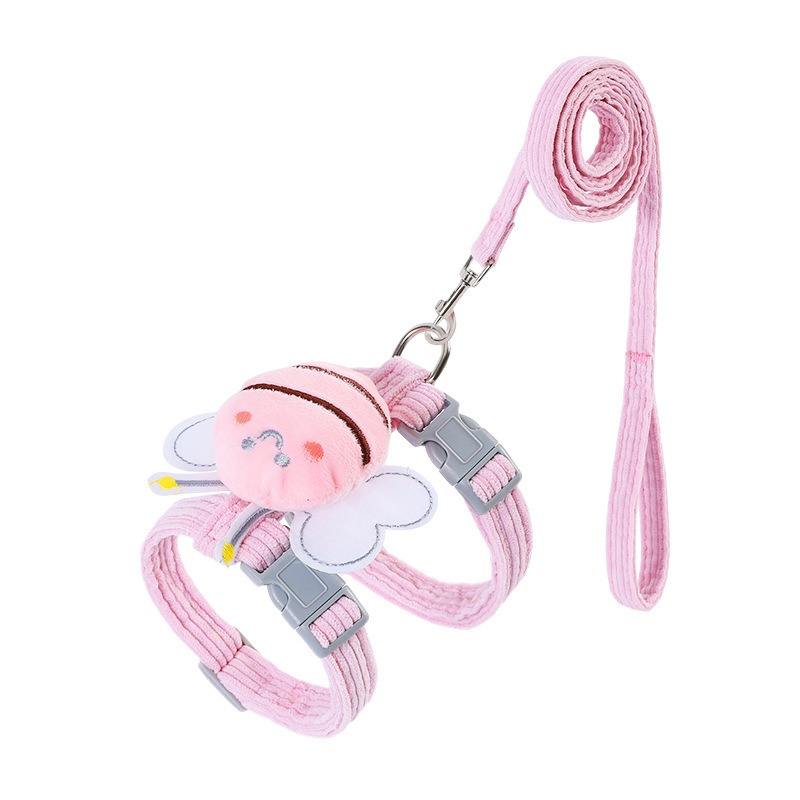 Decorative wing style cat harness for luxury pet accessories