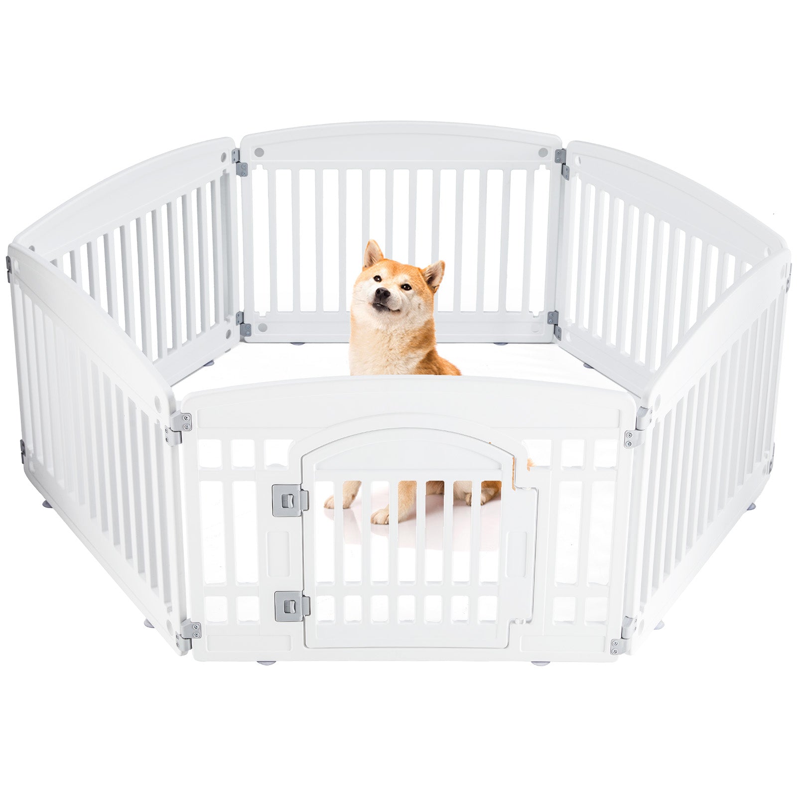 Dog playpen designed for small and medium sized dogs