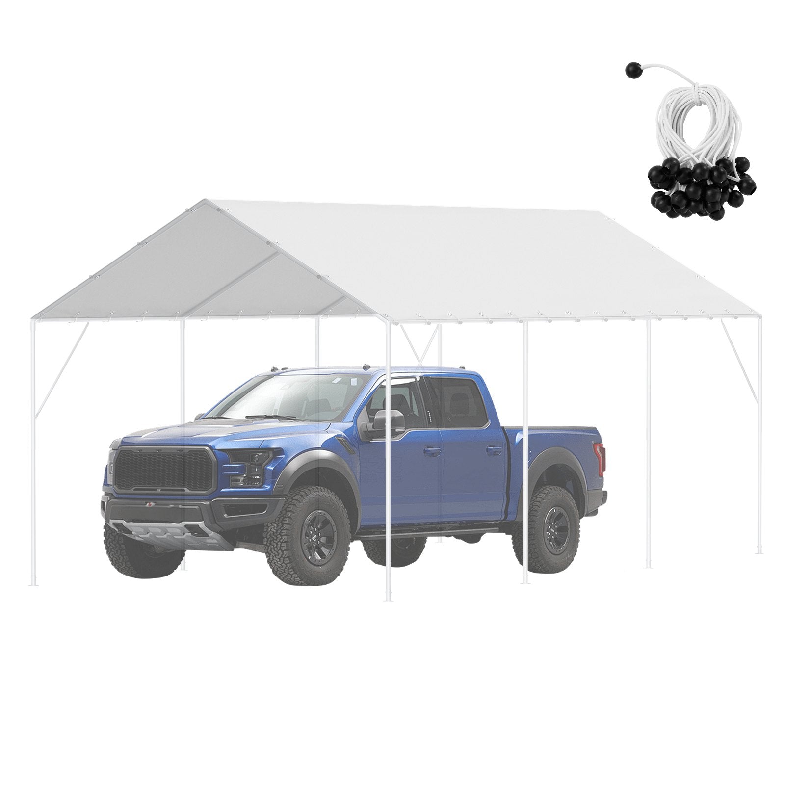 durable waterproof fabric close up of carport canopy cover material