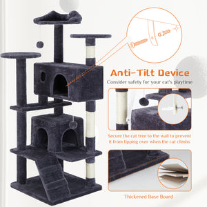 long lasting cat treehouse with strong frame