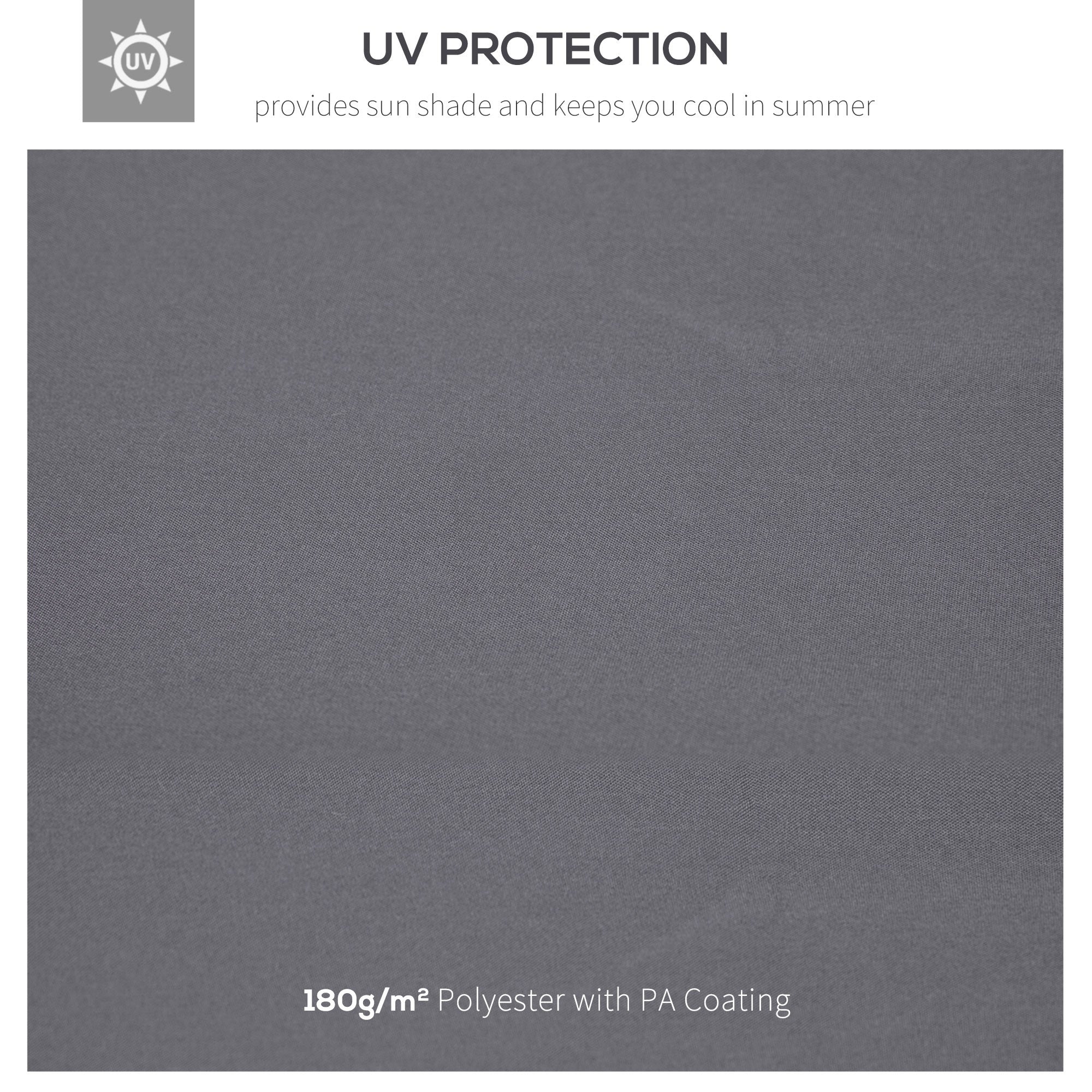 durable gazebo replacement canopy close up fabric detail