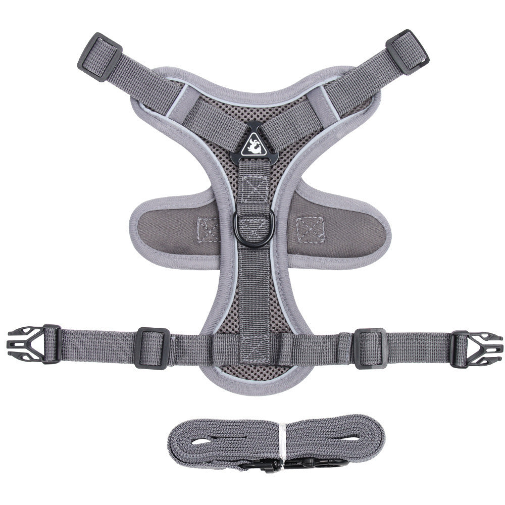Cat Harness Vest Color Options in Green Red Brown and Gray