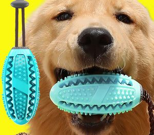 Suction Cup Dog Toothbrush Toy for Chewing