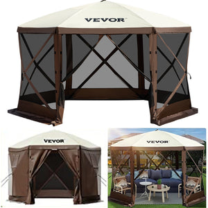 gazebo screen tent backyard lawn outdoor shade