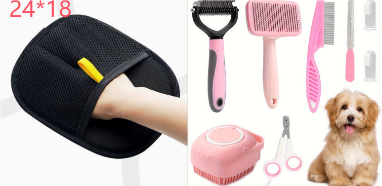 Self-Cleaning Pet Brush for Dog Grooming
