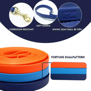Fashion embossed dog training rope for recall and obedience training