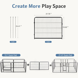 pet playpen secure area for dogs outdoor safe enclosure