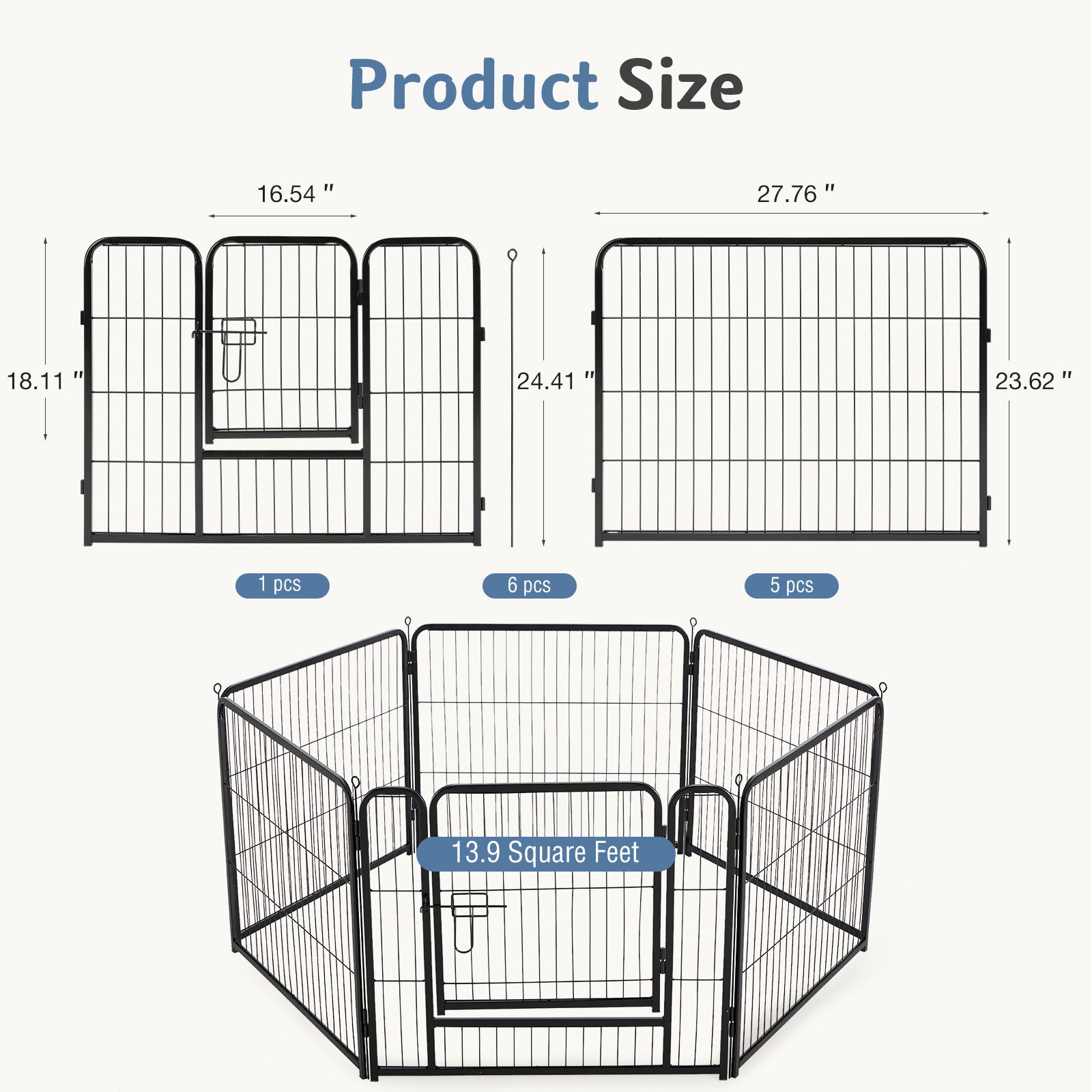 foldable pet fence panels portable dog fencing easy storage