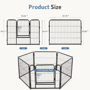 foldable pet fence panels portable dog fencing easy storage