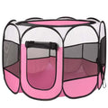 Portable foldable pet fence for dogs