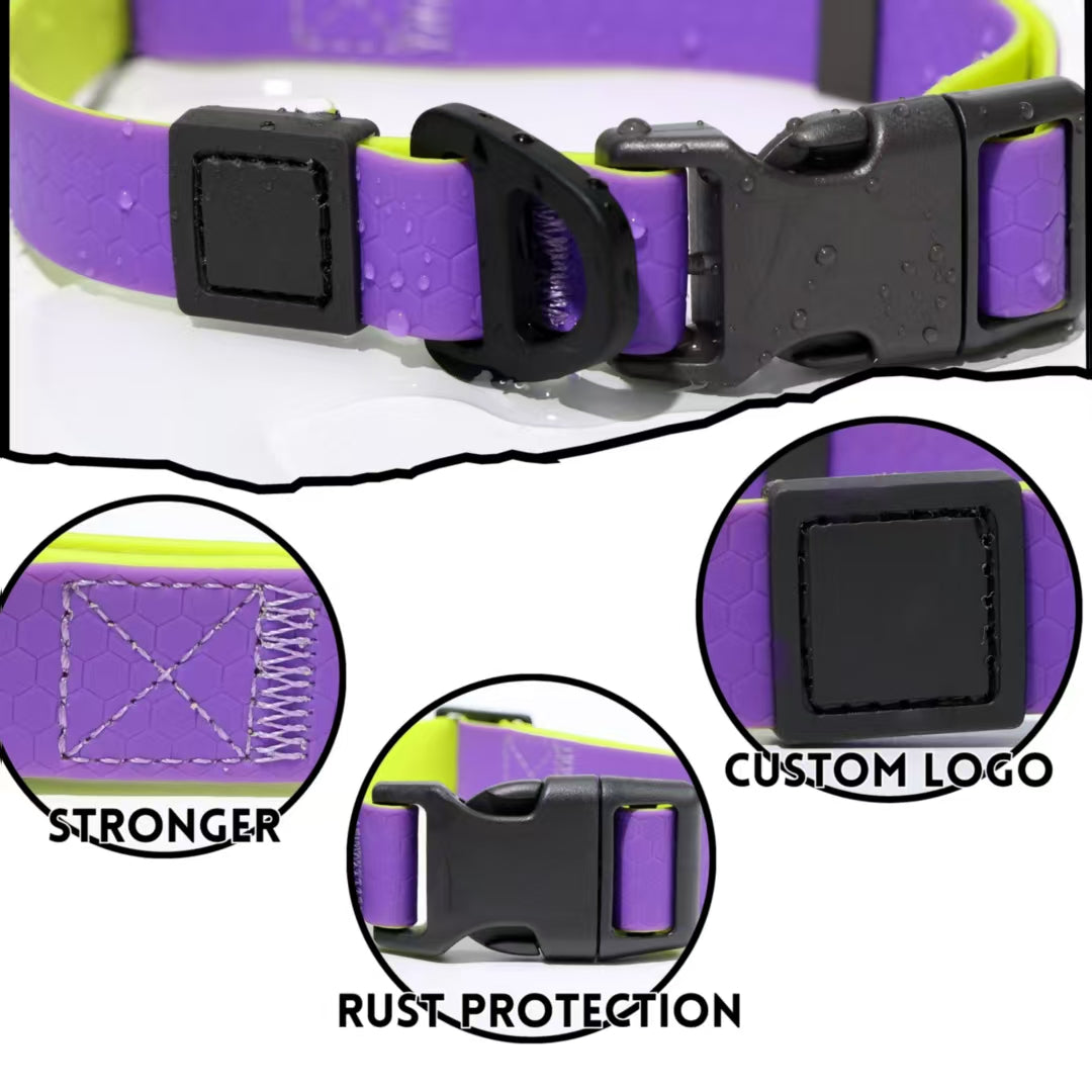 Closeup of honeycomb embossed texture on dog leash handle