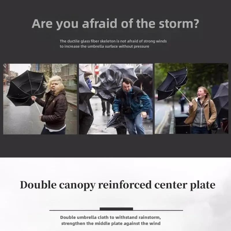 Premium automatic umbrella designed to withstand rain, wind, and harsh weather