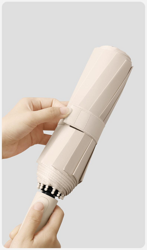 Compact UV protection umbrella for business trips, vacations, and daily commuting