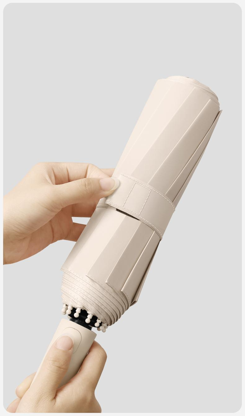 Compact UV protection umbrella for business trips, vacations, and daily commuting