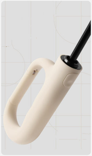 Water-resistant travel umbrella with automatic open and close functionality