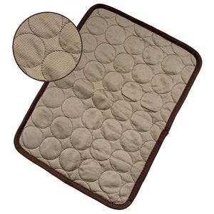 Ice silk cooling pet mat for kitten small size