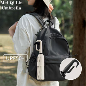 Everyday folding umbrella providing reliable protection from rain and sunshine