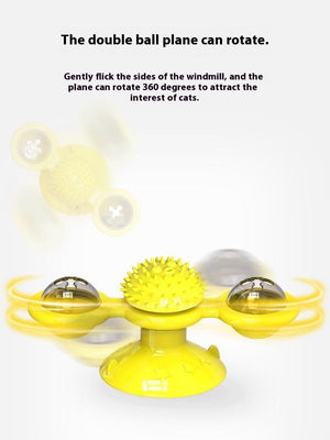 Indoor interactive cat exercise toy set