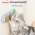 Interactive catnip ball toy for cats