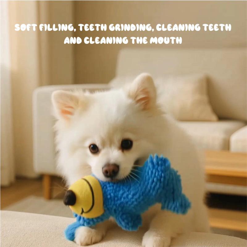 Interactive squeaky toy for puppies and dogs