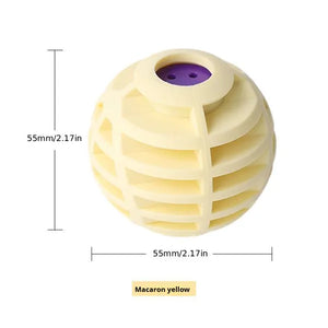Interactive dog toy ball with sound feature