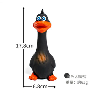 Interactive duck dog toy for playful puppies