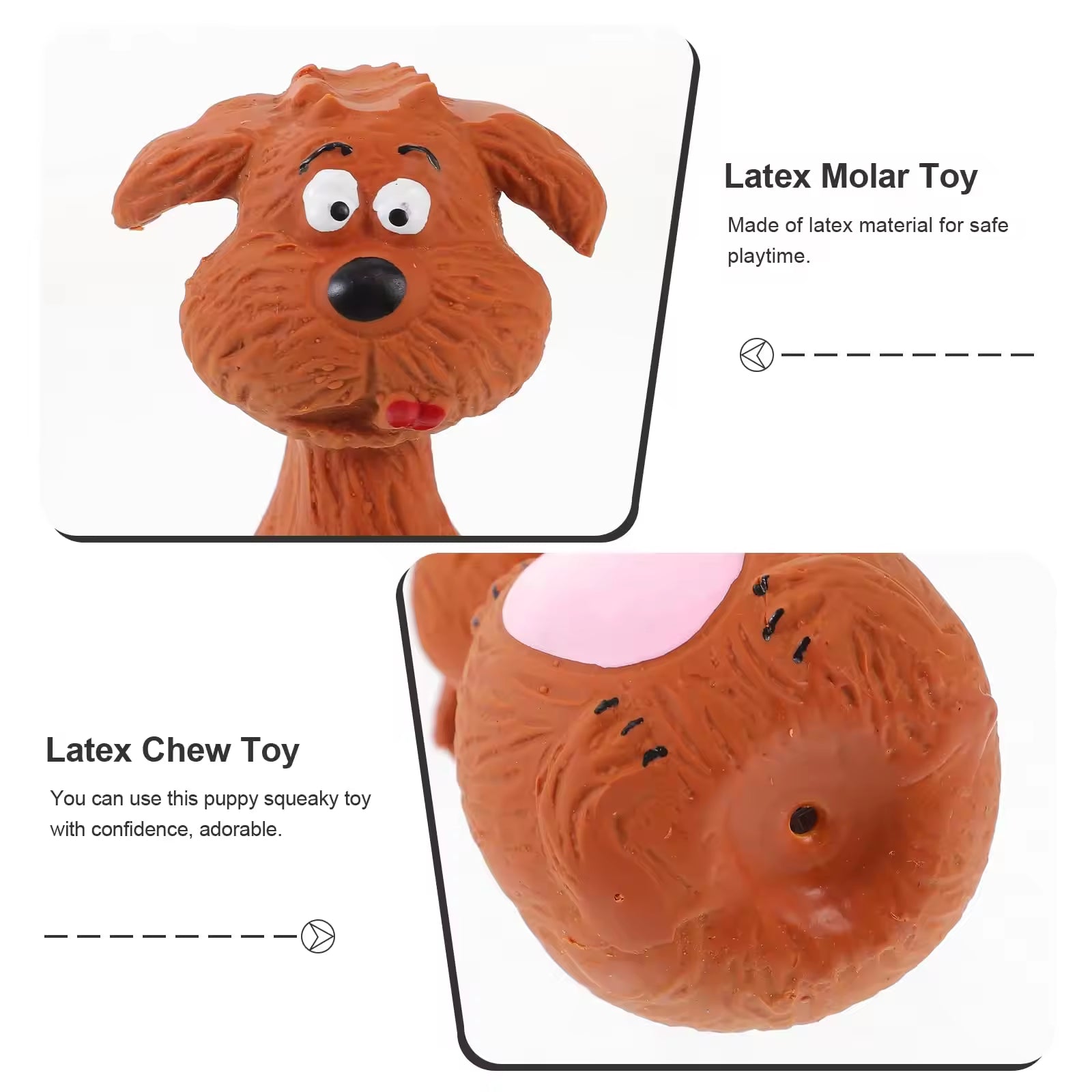 Interactive puppy teething chew toys with sound