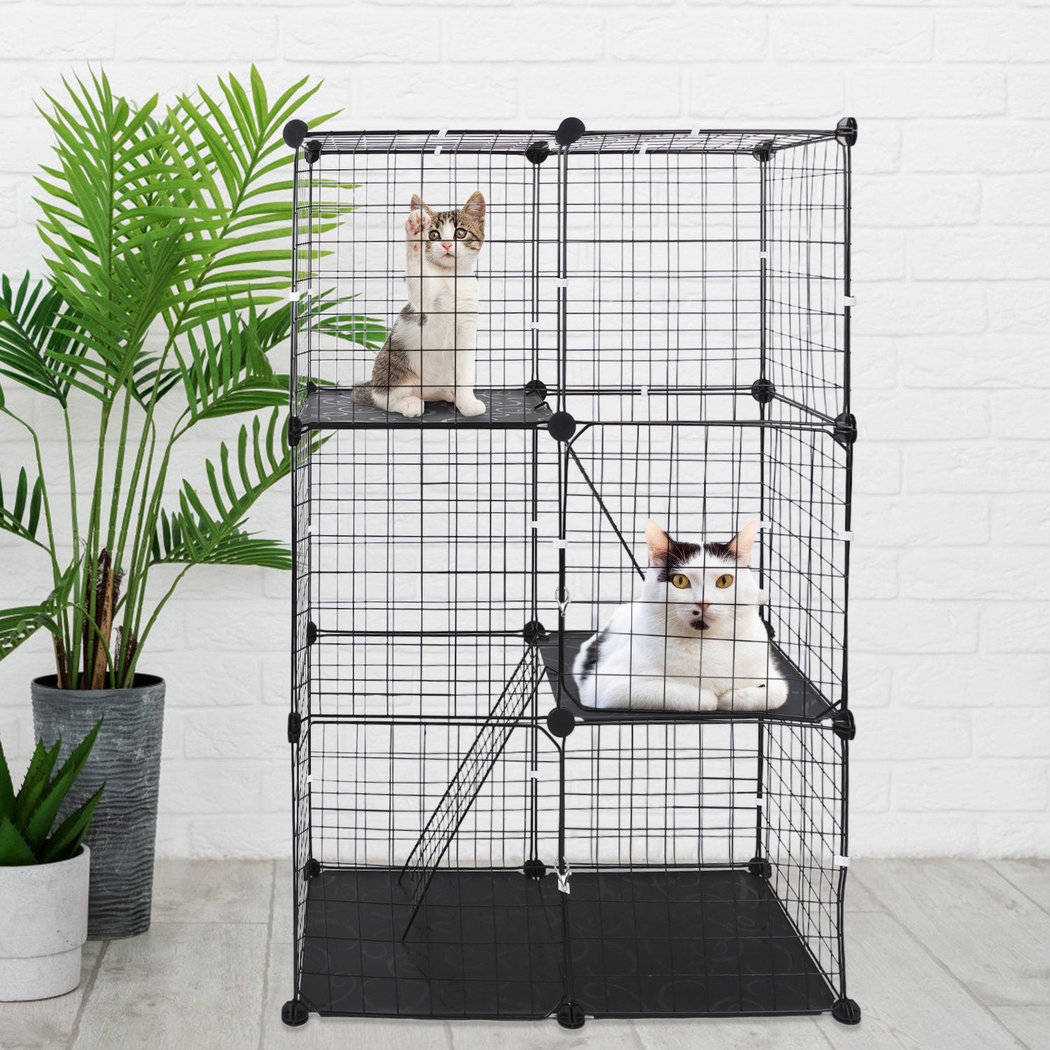 Large cat exercise cage for indoor cats