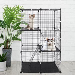 Large cat exercise cage for indoor cats