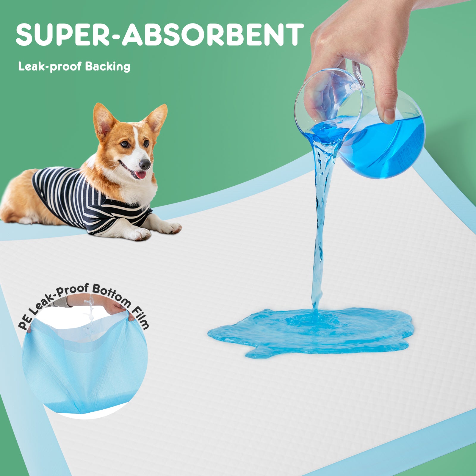 leak proof dog pee pads for potty training