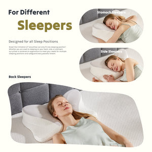 Memory foam neck pillow providing pressure relief and comfort