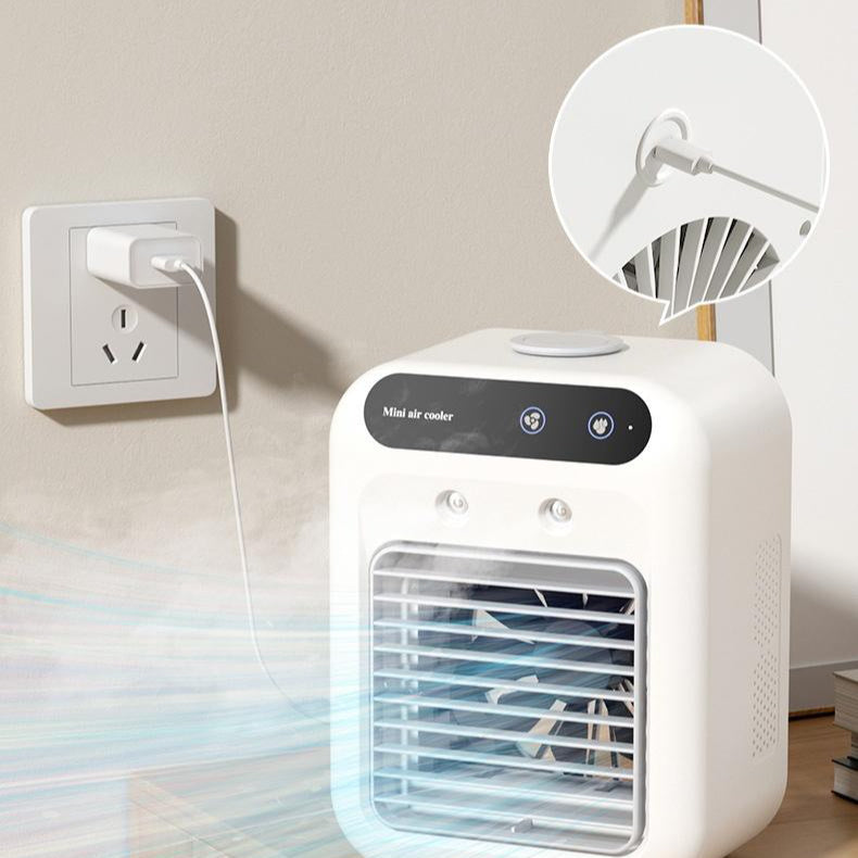 mini air cooler fan for desk office and workspace cooling