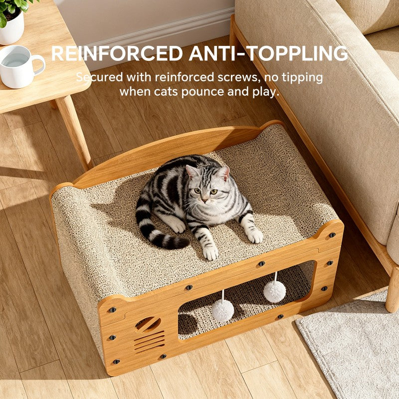 Modern cardboard cat scratcher furniture