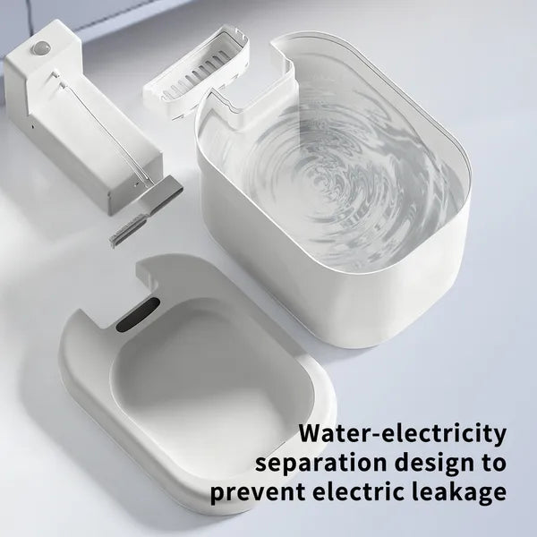 Modern pet water dispenser for indoor cats