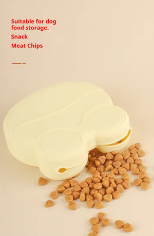 Modern silicone pet pouch in macaron colors
