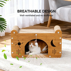 Cat scratching pad couch for multi cat households