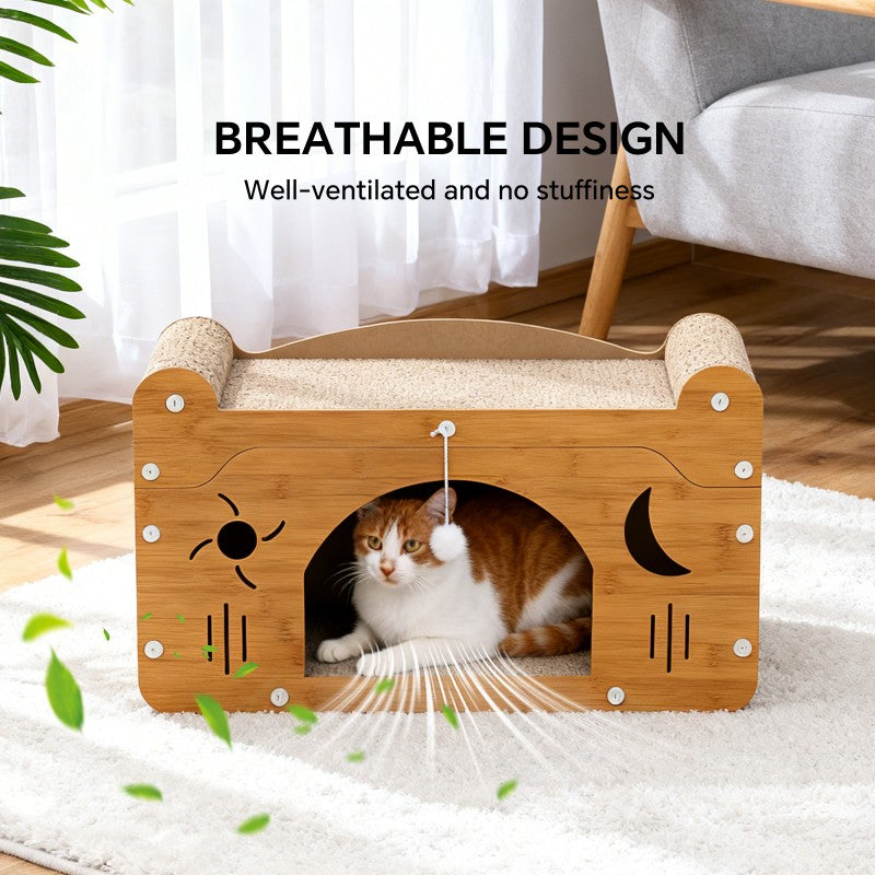 Cat scratching pad couch for multi cat households