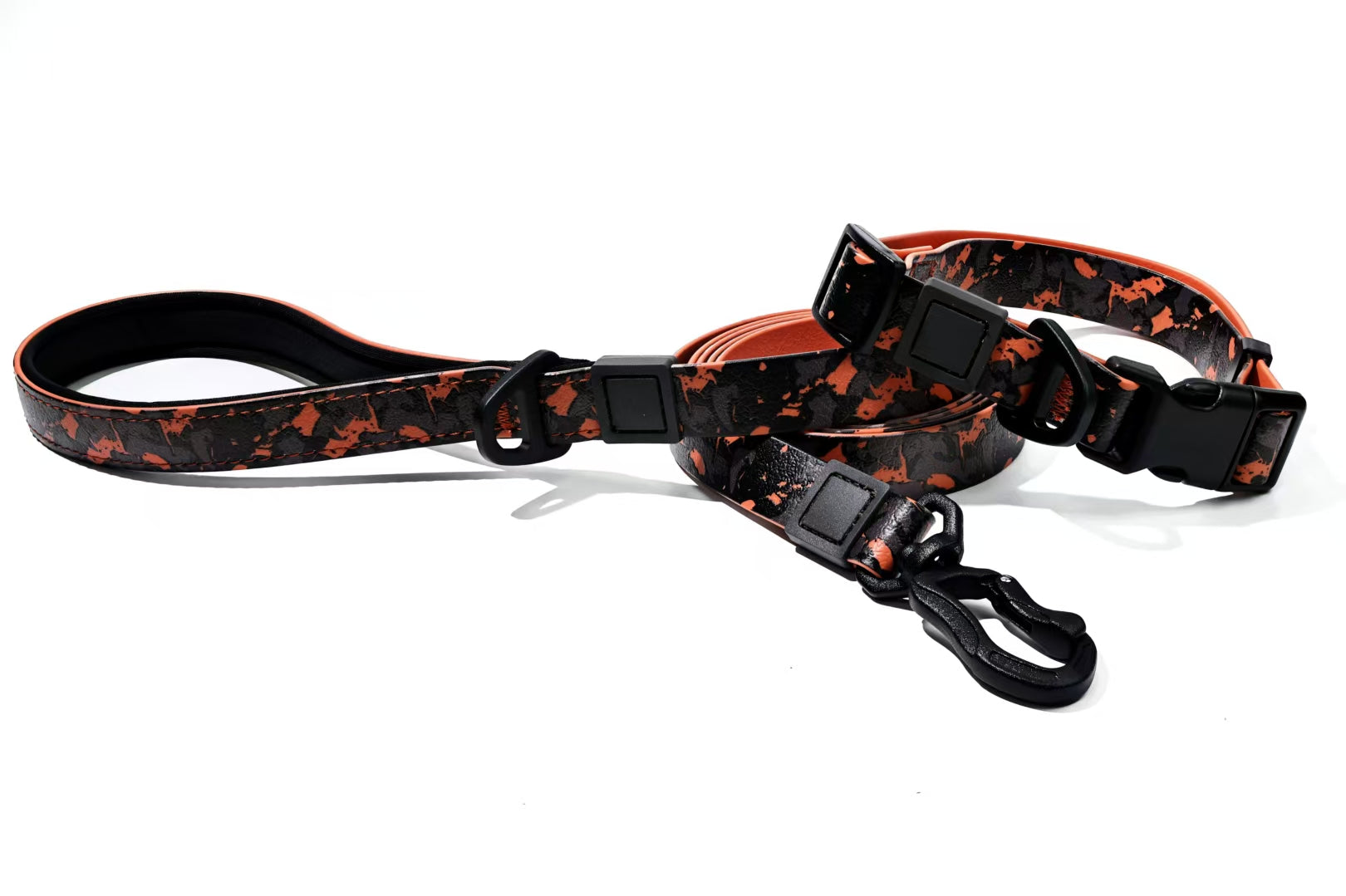 comfortable neoprene handle pet leash with strong grip for dogs