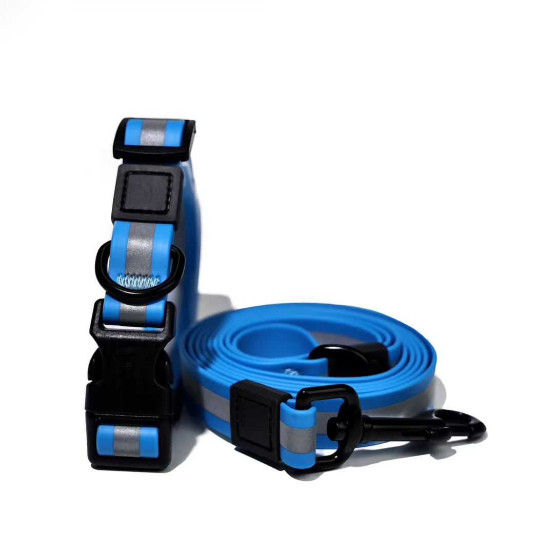 Odor resistant pet leash with waterproof easy-clean material