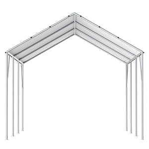 outdoor carport canopy shelter for vehicle protection in driveway