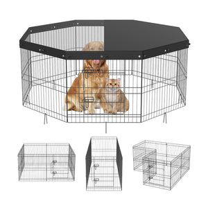 outdoor dog fence for yard with ground stakes