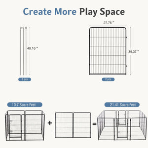 dog fence suitable for small medium large dogs outdoor playpen