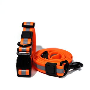 Outdoor reflective dog harness for safe evening walks