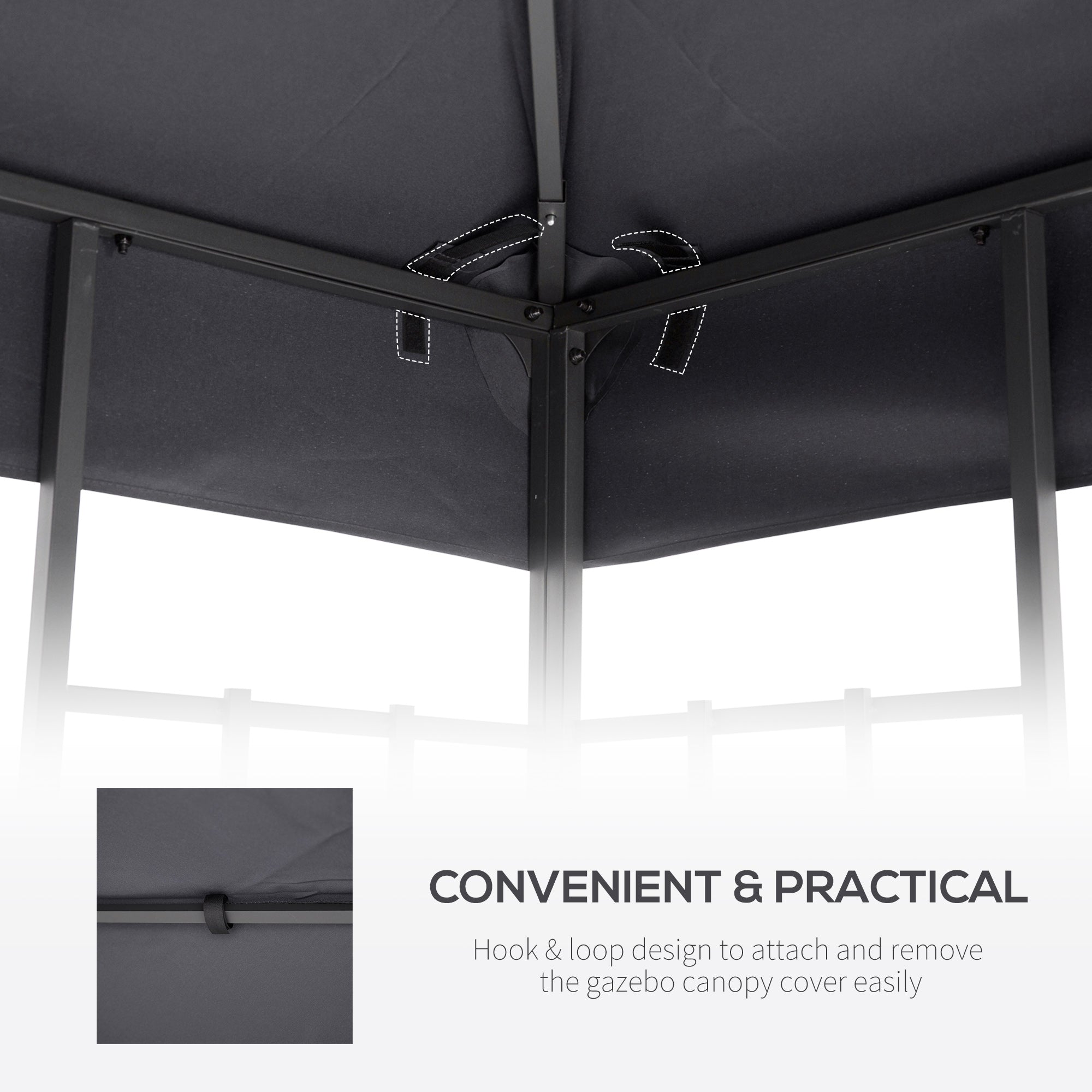 outdoor patio shade gazebo canopy for seating and relaxation area